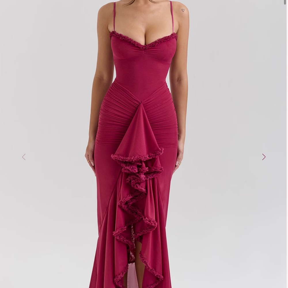 Elegant Red Evening Dress